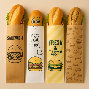 انواع پاکت کاغذی ساندویچ