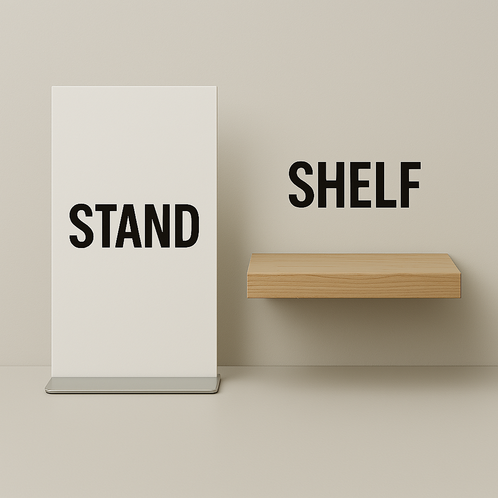 فرق استند با شلف