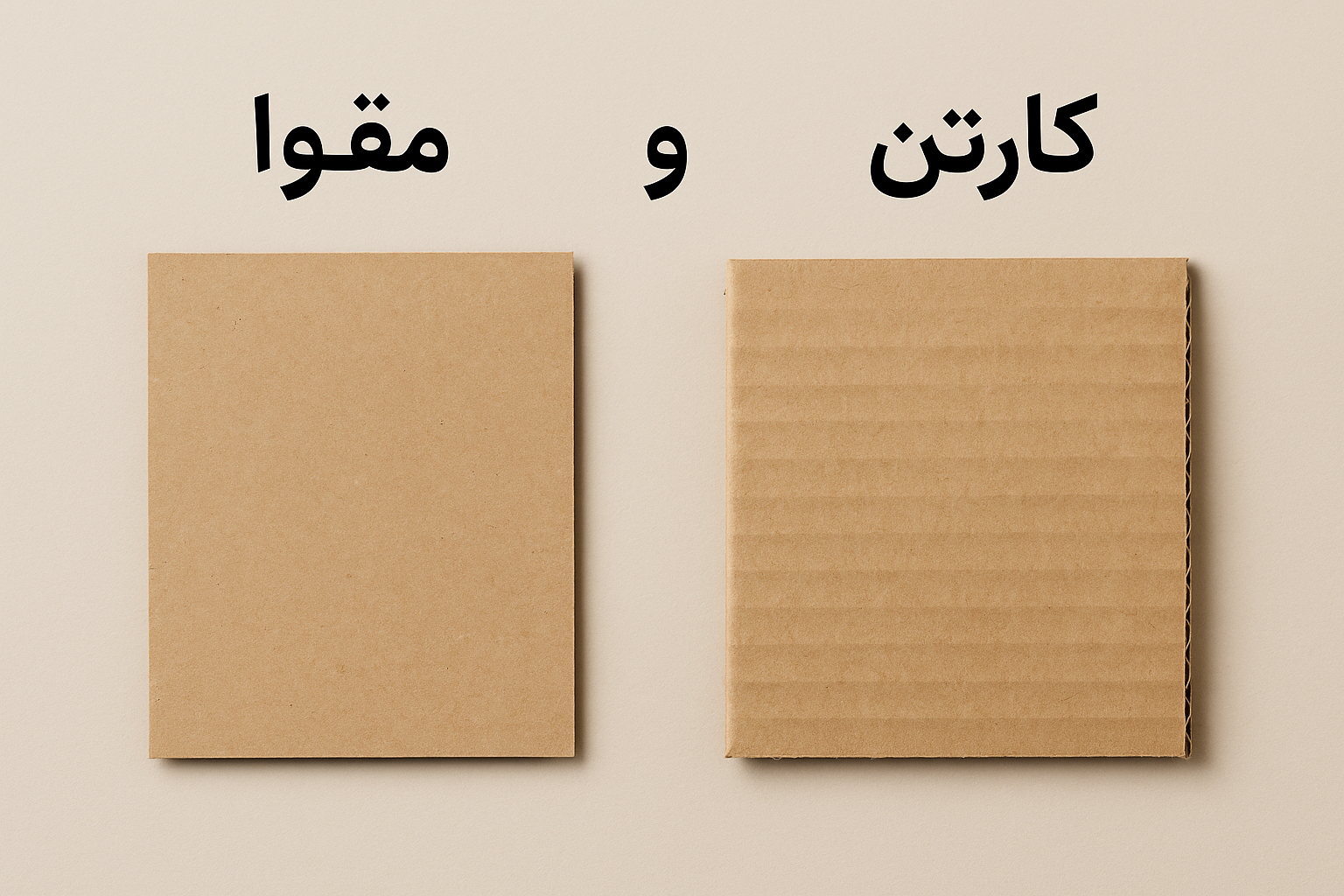 فرق کارتن و مقوا چیست؟