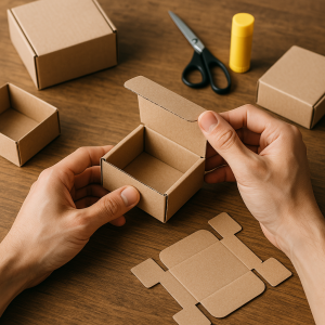 آموزش جعبه‌سازی با مقوا