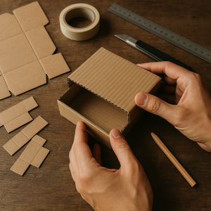 آموزش جعبه‌سازی با مقوا