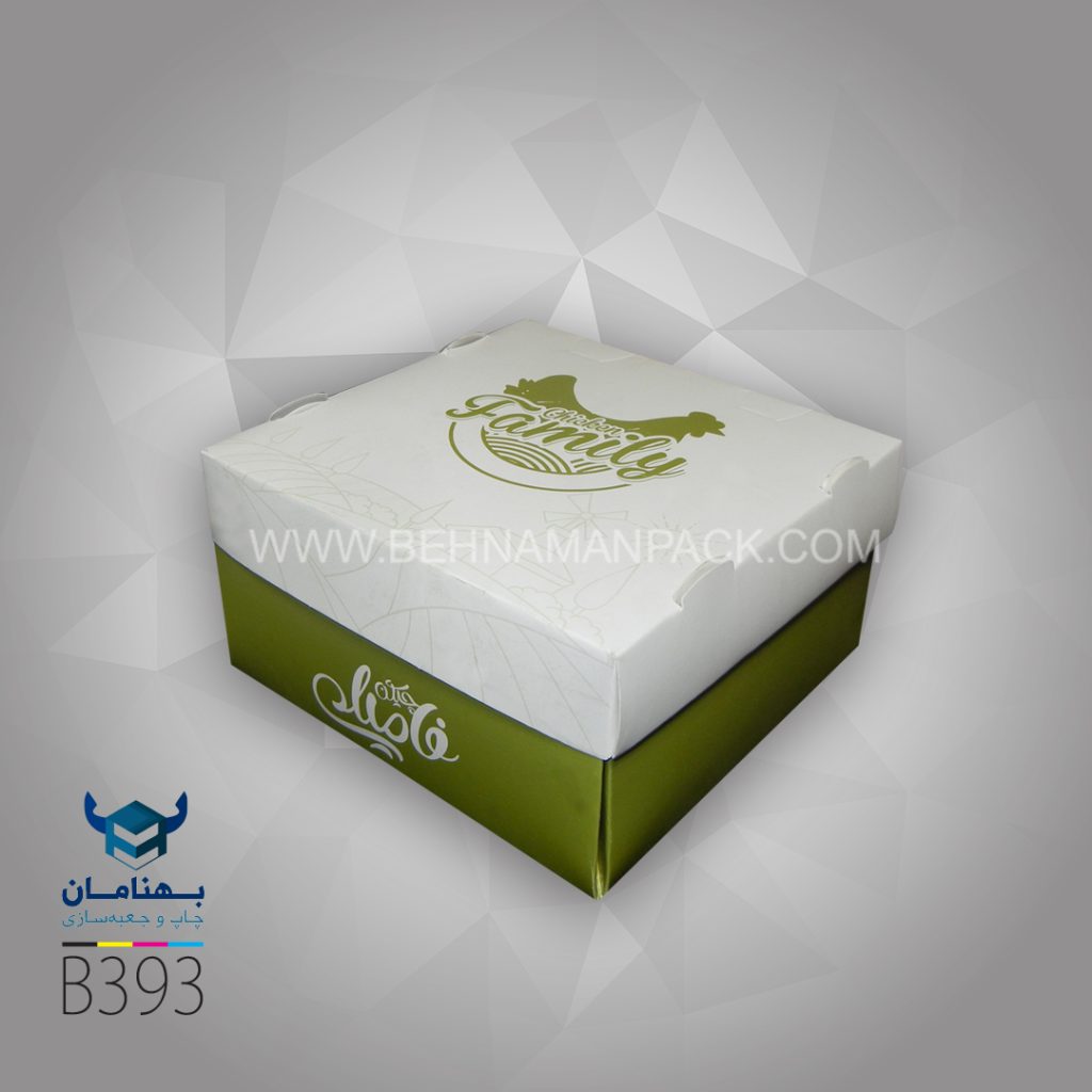 جعبه همبرگر بشقاب شو – کد B393