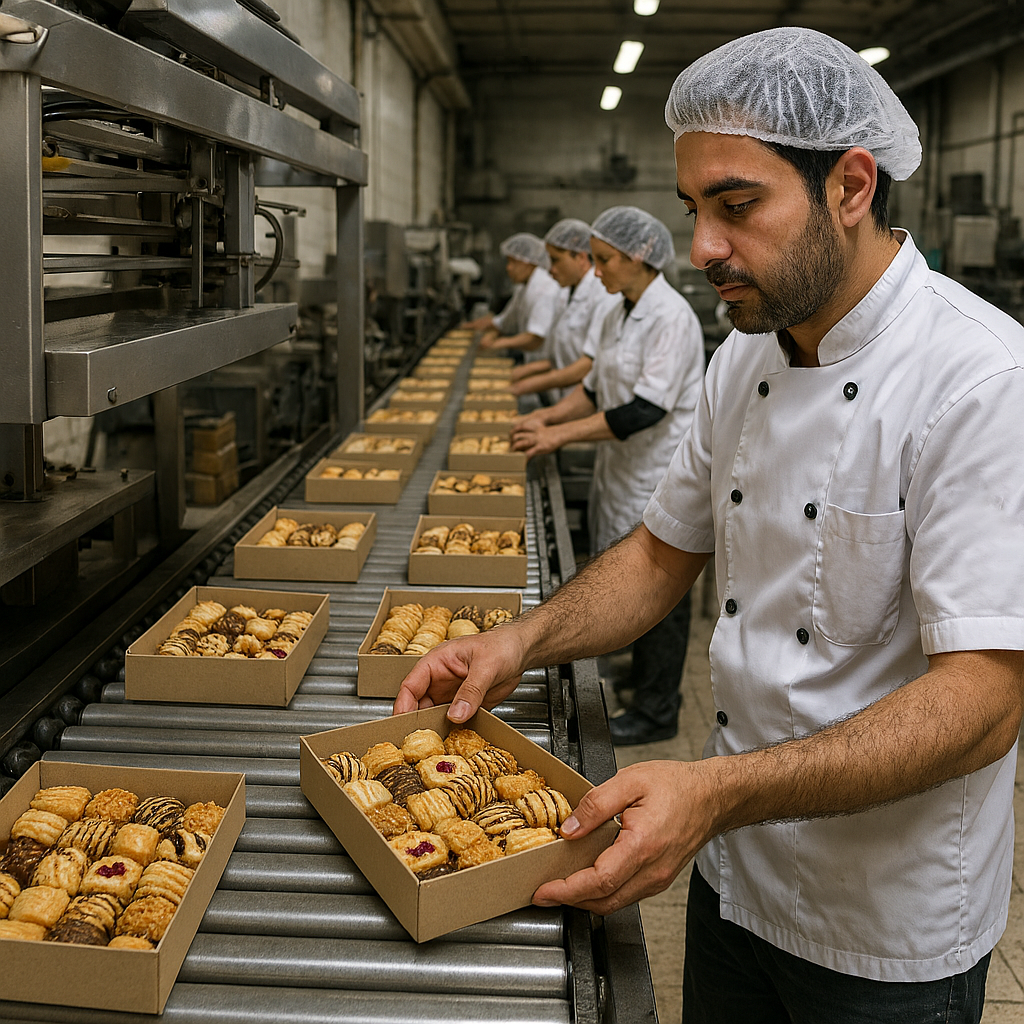 راه اندازی خط تولید جعبه شیرینی