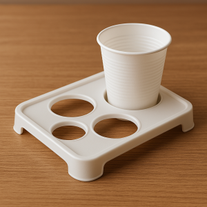 جای لیوان یکبار مصرف رومیزی