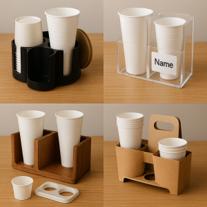 جای لیوان یکبار مصرف رومیزی