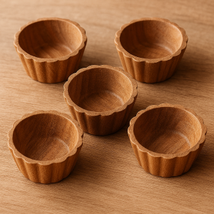 قیمت ظرف کاپ کیک چوبی