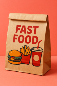 پاکت بیرون بر فست فود