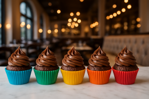 ظرف کاپ کیک تکی