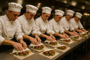 طرز پیچیدن ساندویچ فلافل چگونه است؟