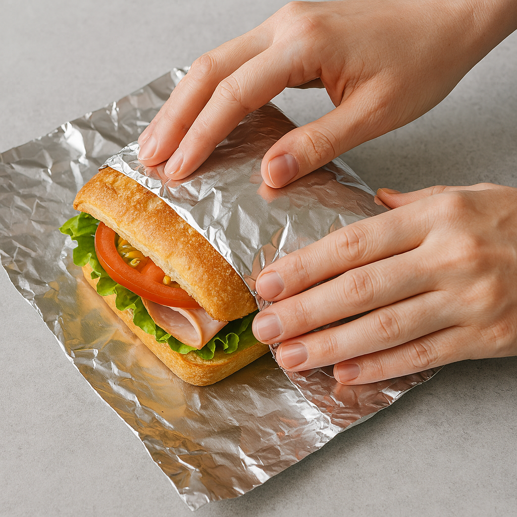 فویل پیچیدن ساندویچ یعنی چه؟