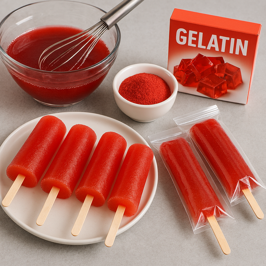 طرز تهیه بستنی یخی با پودر ژله