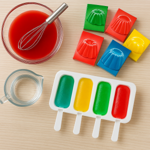 طرز تهیه بستنی یخی با پودر ژله