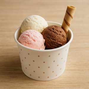 کاسه بستنی یکبار مصرف