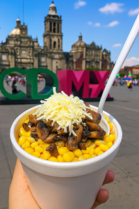 طرز تهیه ذرت مکزیکی با قارچ و کالباس