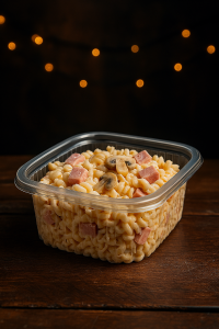 طرز تهیه سالاد ماکارونی با کالباس و قارچ