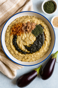 طرز تهیه حلیم بادمجان با گوشت رستورانی