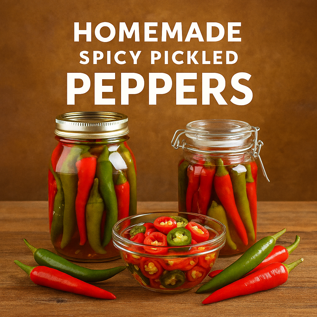 طرز تهیه ترشی فلفل تند خانگی