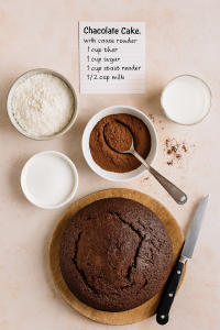 طرز تهیه کیک شکلاتی با پودر کاکائو