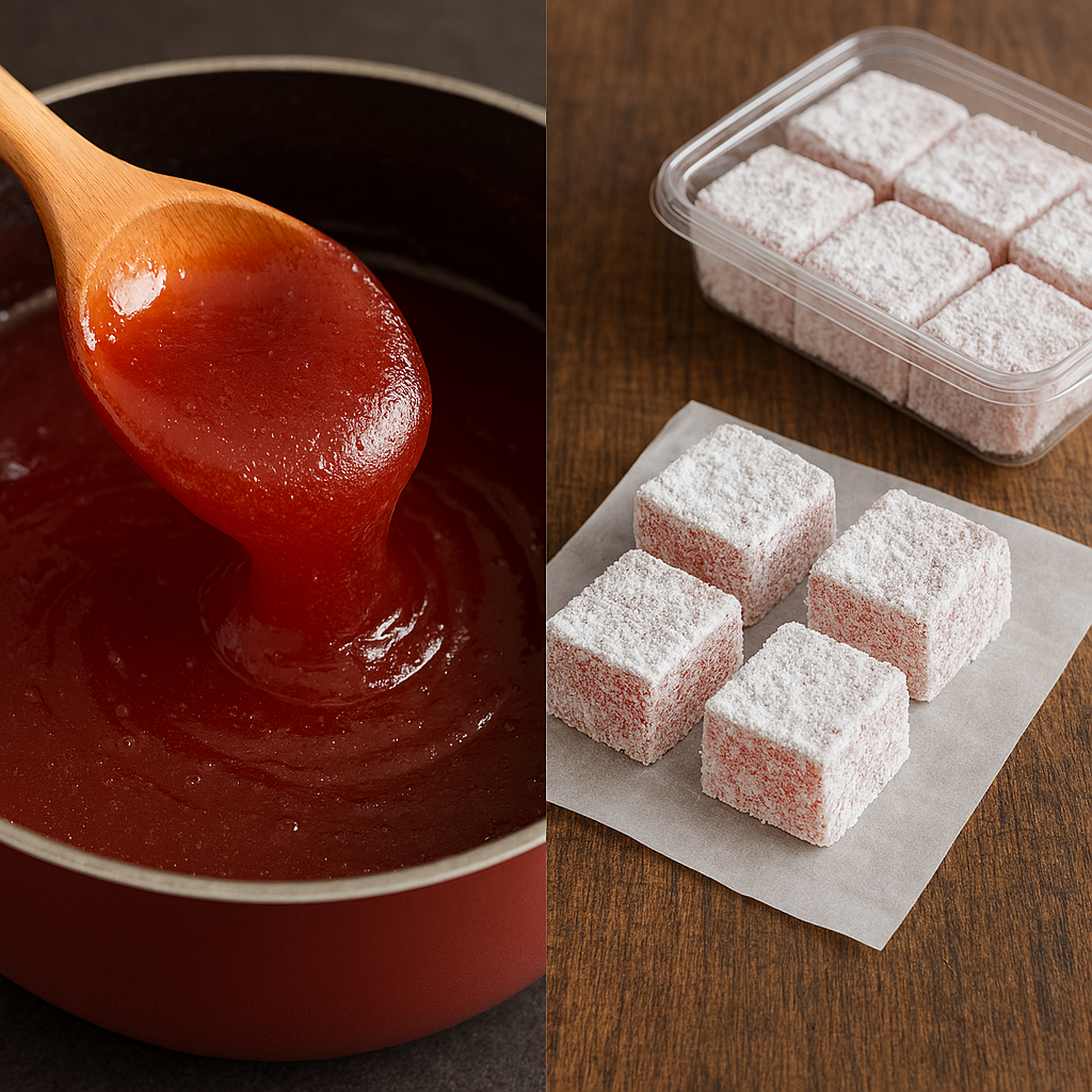 طرز تهیه باسلوق ژله ای با نشاسته گندم