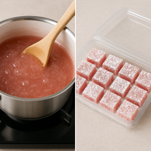 طرز تهیه باسلوق ژله ای با نشاسته گندم