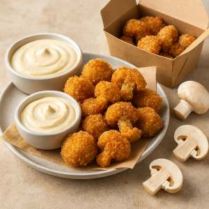 طرز تهیه قارچ سوخاری رستورانی خوشمزه با بسته بندی